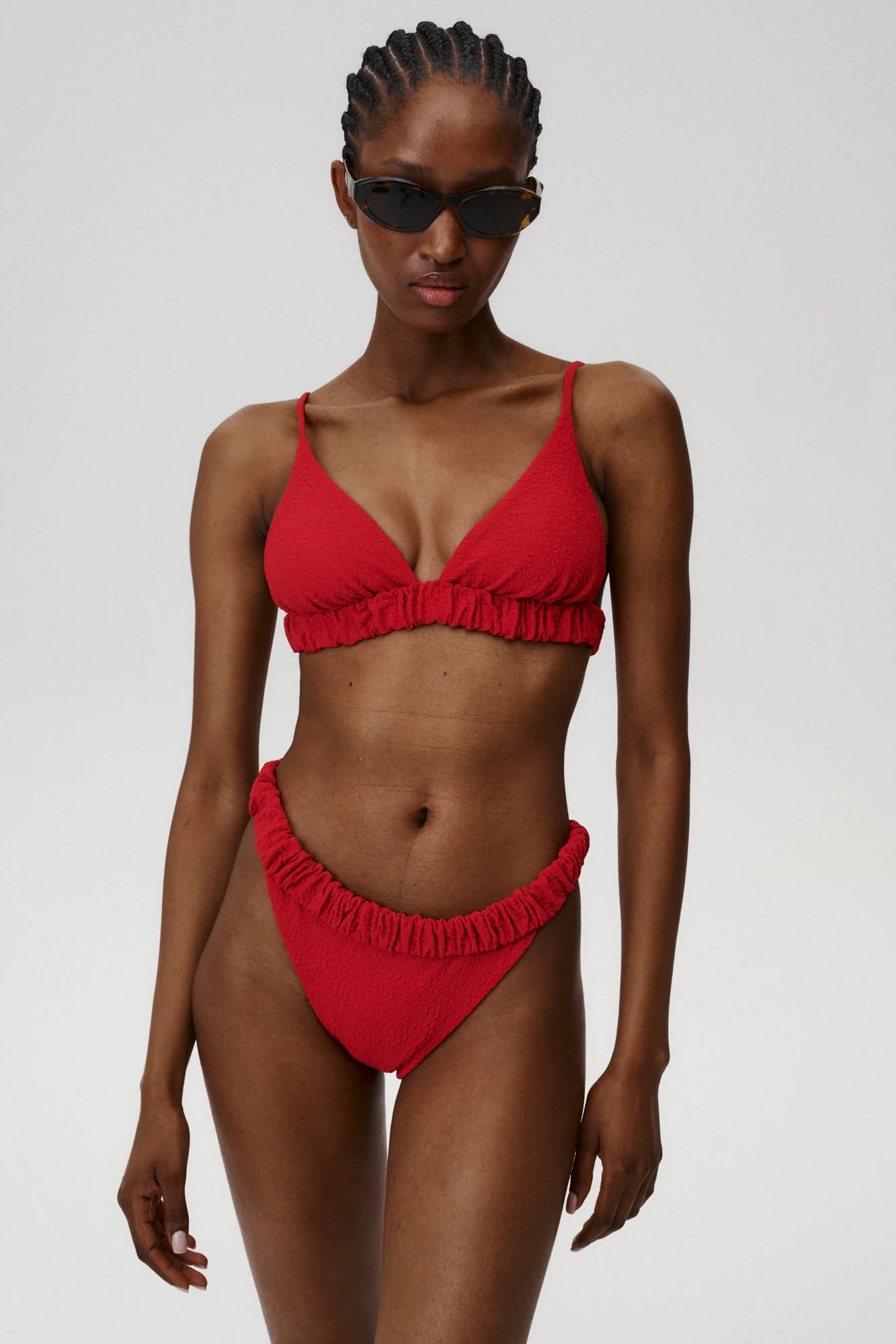 Dół od bikini Girlish Charm Czerwony - Image 10
