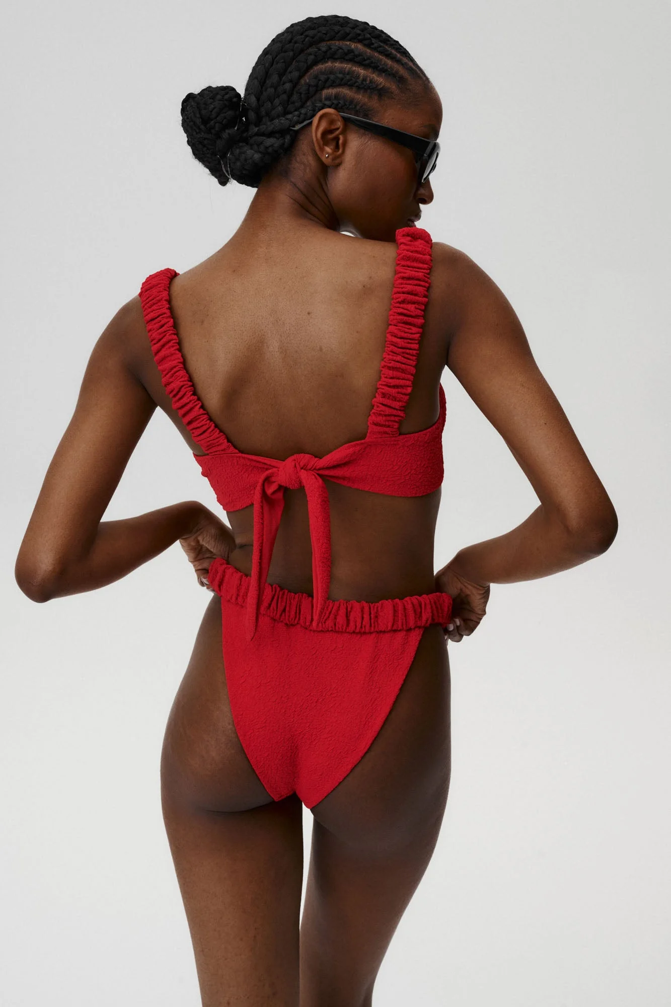 Dół od bikini Girlish Charm Czerwony - Image 5
