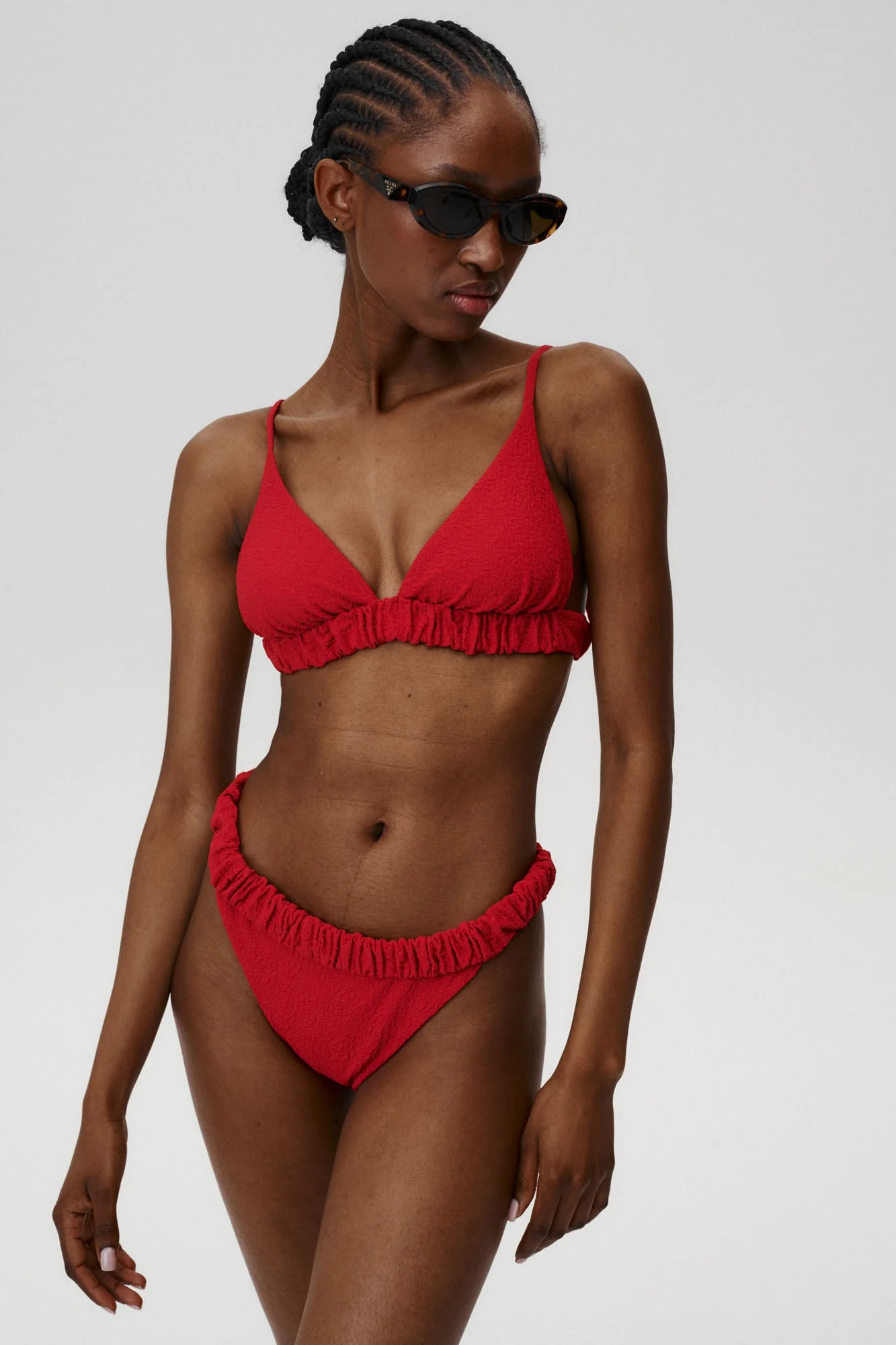 Dół od bikini Girlish Charm Czerwony - Image 9