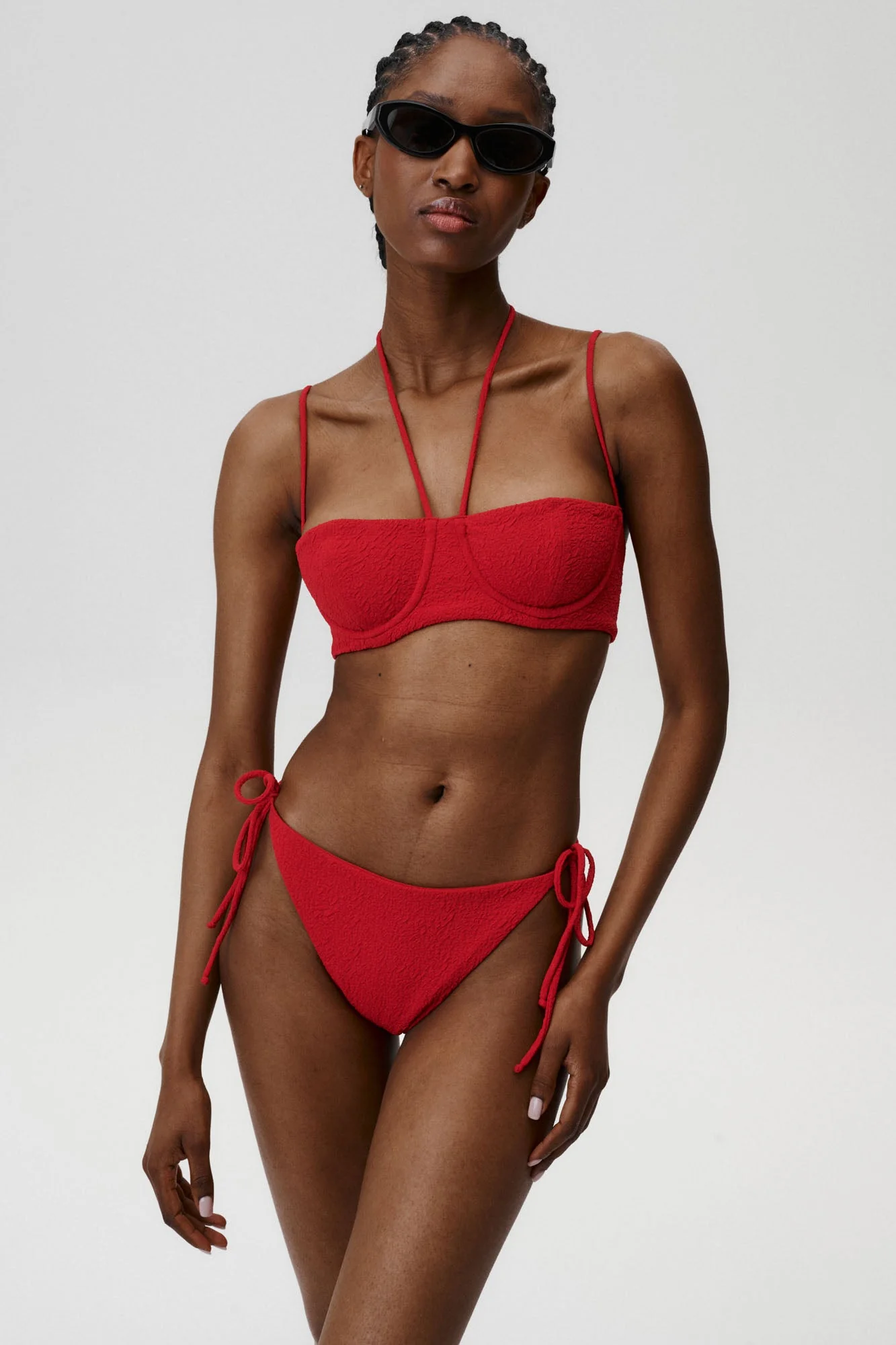 Dół od bikini Set Free Czerwony