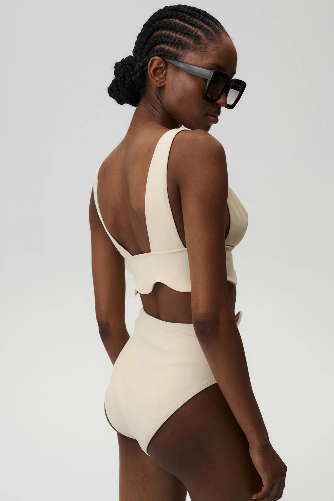 Góra od bikini Bardot Jasnożółta - Image 3