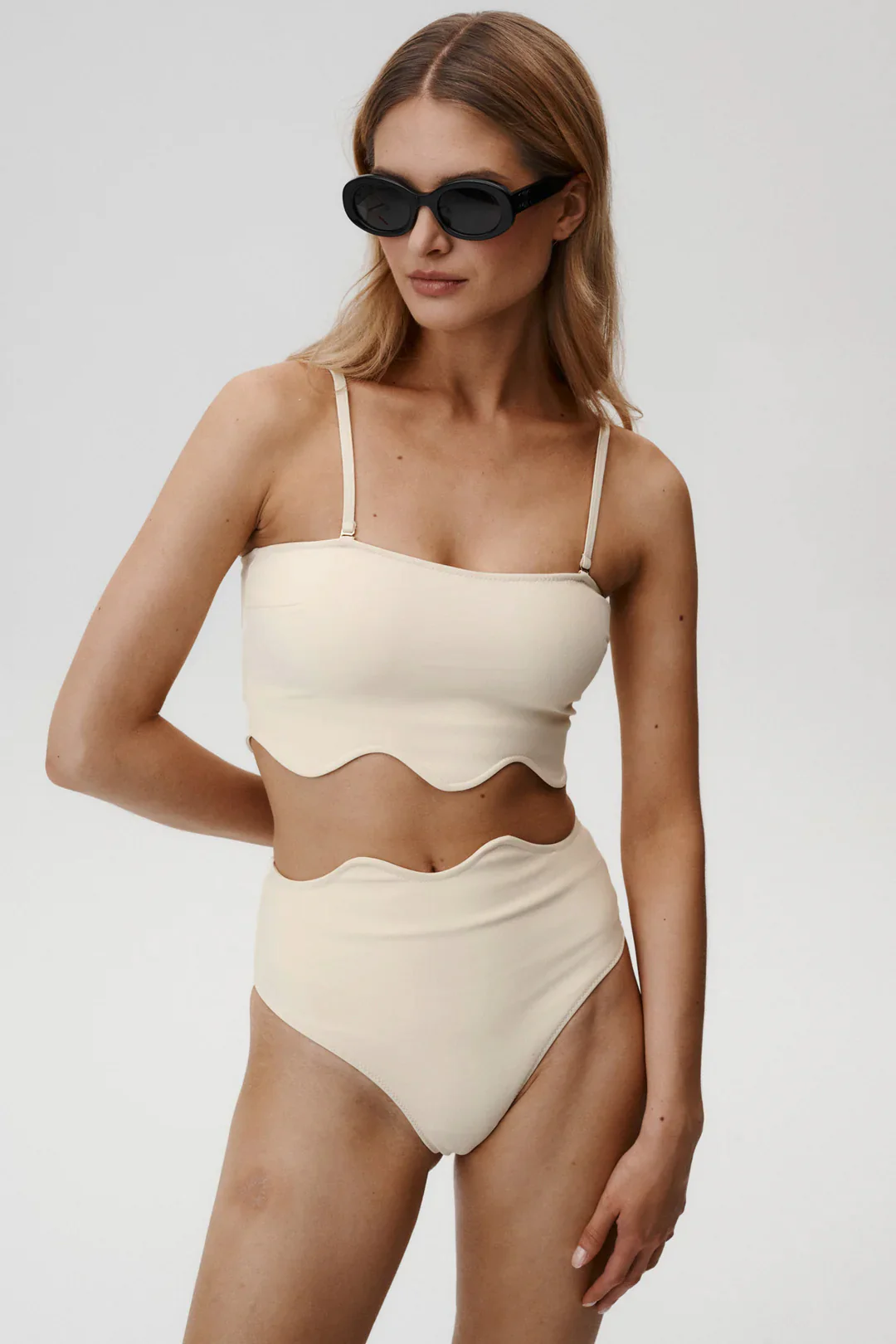Góra od bikini Chic Jasnożółta - Image 4