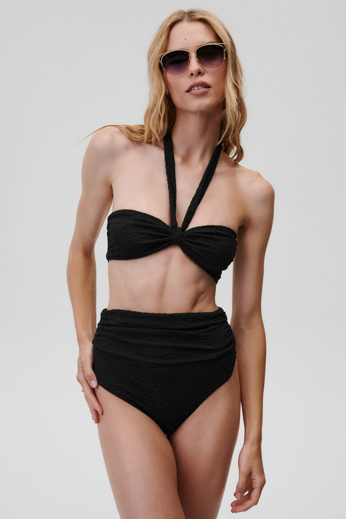 Góra od bikini Golden Hour Czarna - Image 3