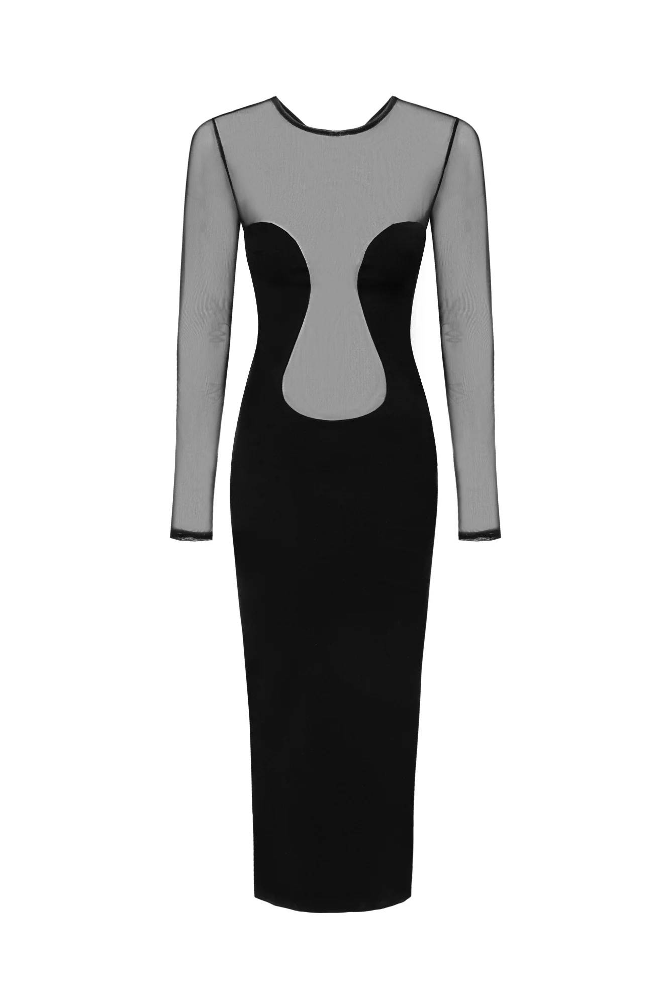 Sukienka Sleek Silhouette Czarna - Image 11